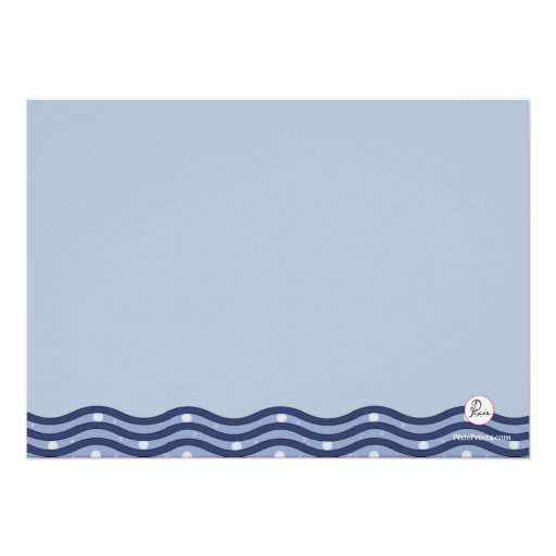 Juvenile Boy Nautical Invitation