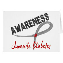 Juvenile Diabetes Awareness 3 Card