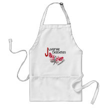 Juvenile Diabetes BUTTERFLY 3 Aprons