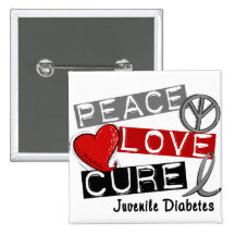 JUVENILE DIABETES BUTTONS