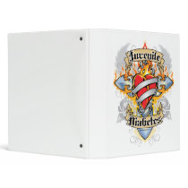 Juvenile Diabetes Cross & Heart binders