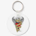 Juvenile Diabetes Dagger keychains