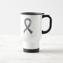 Juvenile Diabetes Grey Ribbon 3 Mug