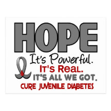 Juvenile Diabetes HOPE 1 Post Card