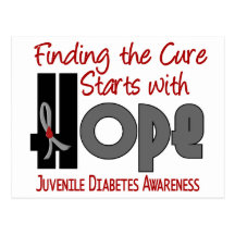 Juvenile Diabetes HOPE 4 Post Card