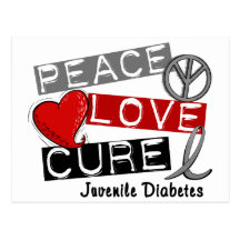 JUVENILE DIABETES POSTCARDS
