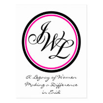 JWL logo postcards