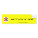 k2406085, DRIVE  NOW CHAT  LATER  www.zazzle.co... Bumper Sticker
