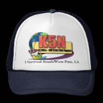 K5N, I Survivied SouthWest Pass LA hats