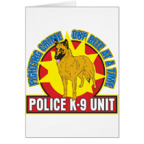 K9 Belgian Malinois Bite Greeting Cards
