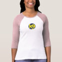 k9 connection Women's Pink Basic Baseball Tee t-shirts