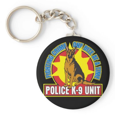 K9 German Shepherd Bite Keychain
