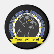 K9 Labrador Retriever Magnets