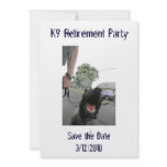 K9 Retirement Invitation
