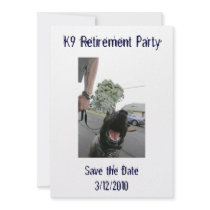 K9 Retirement Invitation