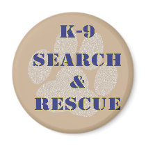 K9 Search and Rescue magnets
