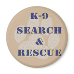 K9 Search and Rescue magnets