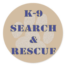 K9 Search and Rescue stickers by dogplay K9 Search and Rescue stickers
