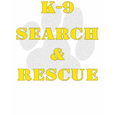K9 Search and Rescue v2 T Shirts by dogplay