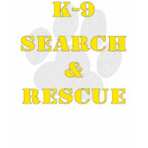 K9 Search and Rescue v2 t-shirts