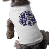 K9 Unit In Dogs We Trust Blue Dog Tshirt