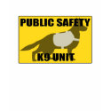 K9 UNIT PUBLIC SAFETY t-shirts