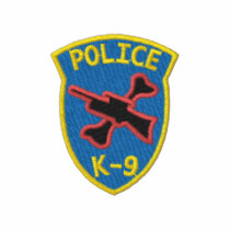 K-9 Badge embroidered shirts by ZazzleEmbroidery K-9 Badge embroidered shirts