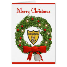 K-9 Corps Military Christmas Card