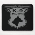K-9 Malinois Mousepad by CopRags K-9 Malinois Mousepad