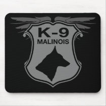 K-9 Malinois Mousepad by CopRags K-9 Malinois Mousepad
