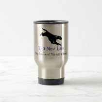 K-9 New Life Travel Mug mugs