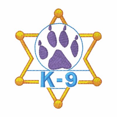 K-9 Police Embroidered Jacket by ZazzleEmbroidery
