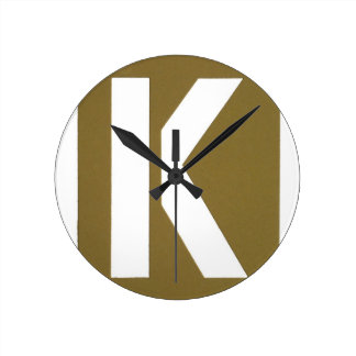 K Desiign Round Clock