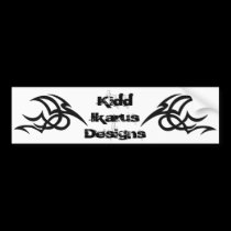 K.I.D. Bumper Sticker bumper stickers