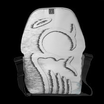 K.I.D. O12 (White) Messenger Bag messenger bags