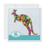 K is for Kangaroo Personalized Invitation