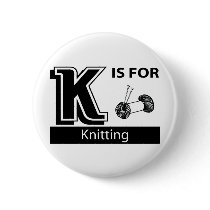 K Is For Knitting Pin