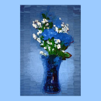 K&K - Blue Vase posters by ervkosch K&K - Blue Vase posters