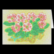 K&K - Pointism Flowers cards