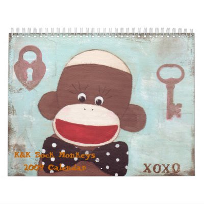 K&K Sock Monkeys 2009 Cale... Calendars K&K Sock Monkeys 2009 Cale... Calendars