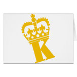 K - Letter - Name Card