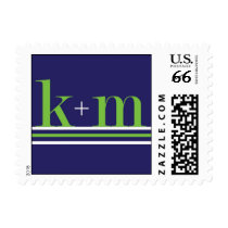 k+m monogram stripe stamp by twunschl k+m monogram stripe stamp