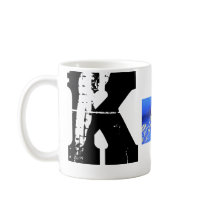 K - monogram mugs