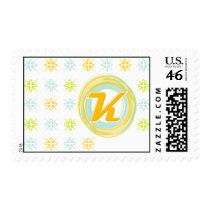 K Monogrammed Postage Stamps by GSquared K Monogrammed Postage Stamps