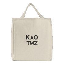 K O T Z, AM embroidered bags by kotzradio K O T Z, AM embroidered bags