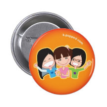K-popped! Trio button