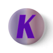 K purple monogram buttons