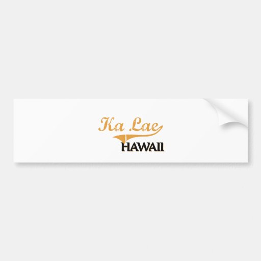 Ka Lae Hawaii Classic Bumper Stickers