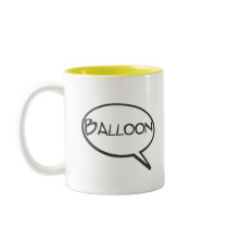 Ka Pow Balloon Comics Mug by SketcheeDesign Ka Pow Balloon Comics Mug