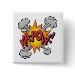 Ka Pow! Cartoon buttons